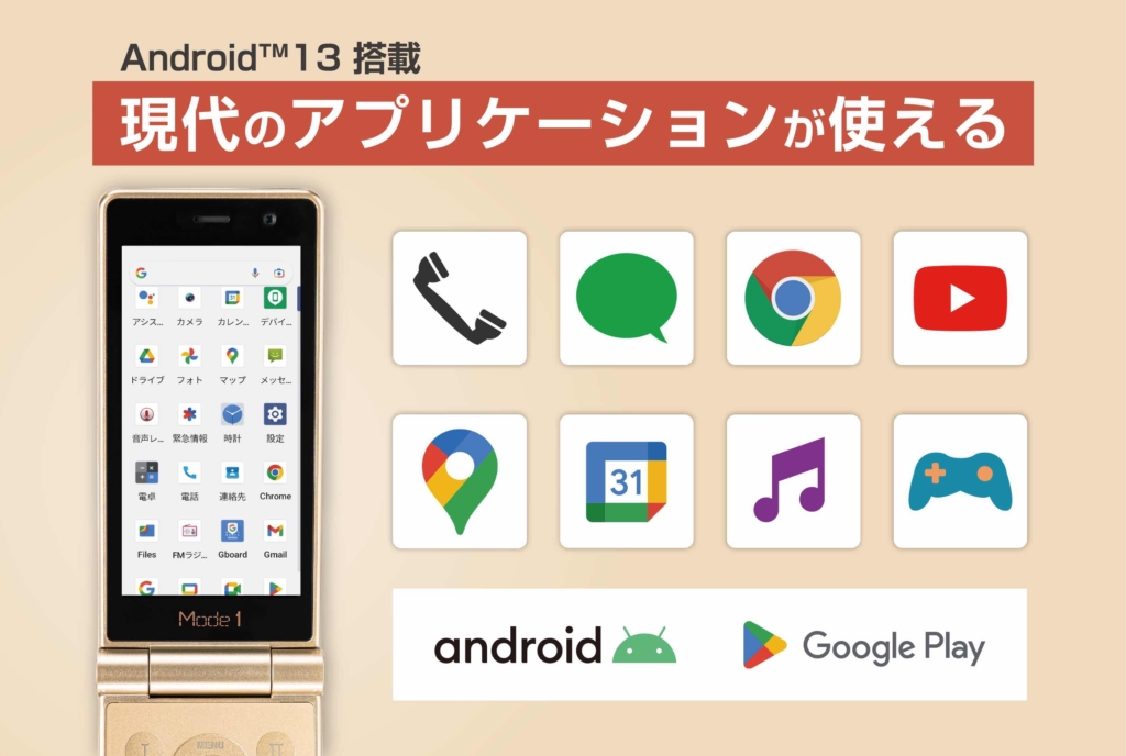 ジャパンスタイル復活！ “型はガラケー、中身はスマホ。” SIMフリー 